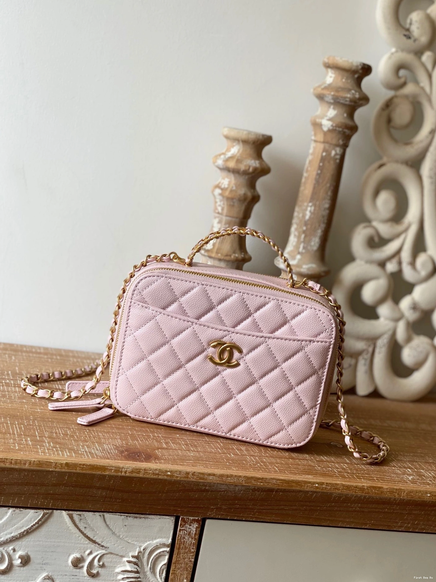 First Bag Ru VANITY CHANEL CASE 0803